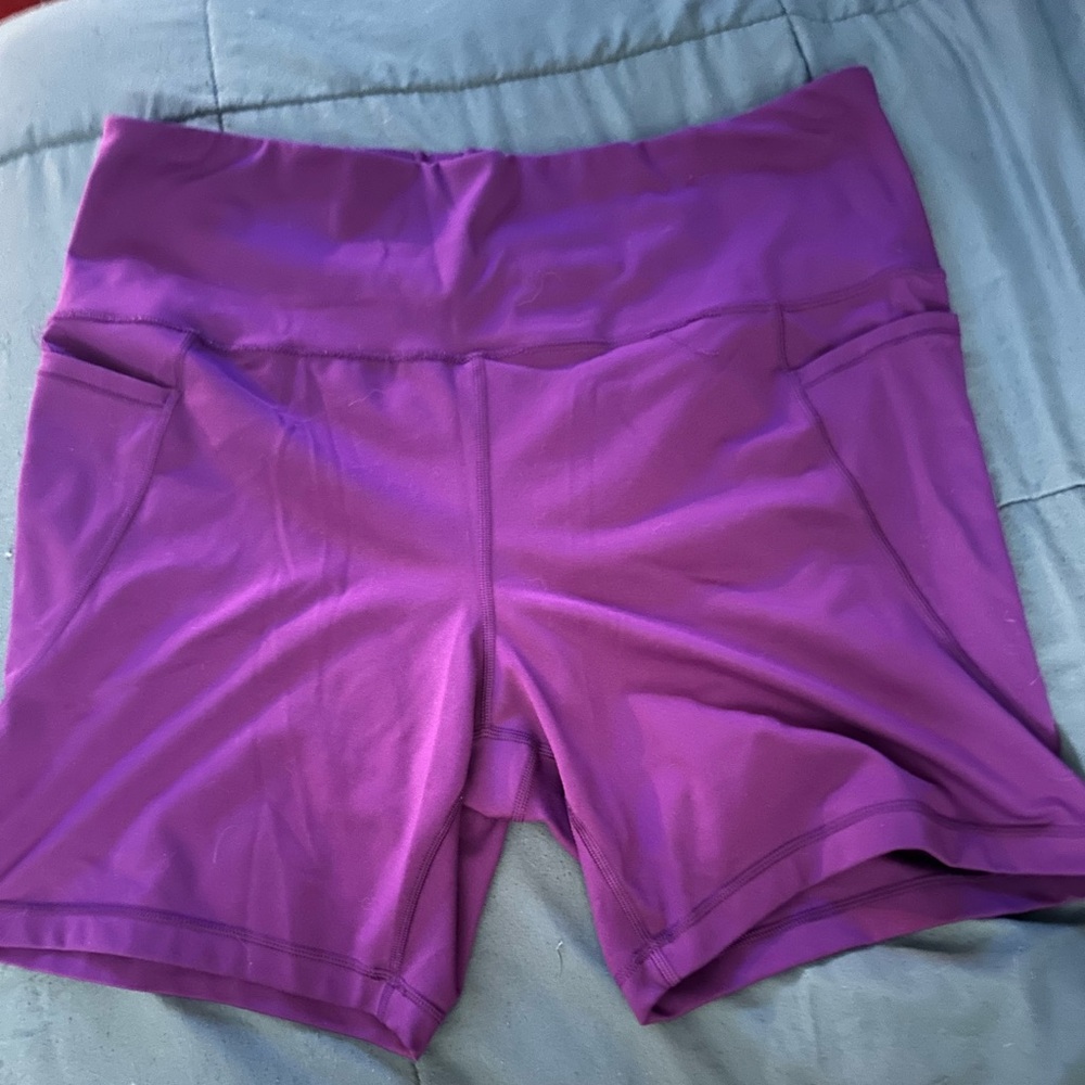Women's Purple Bike Shorts